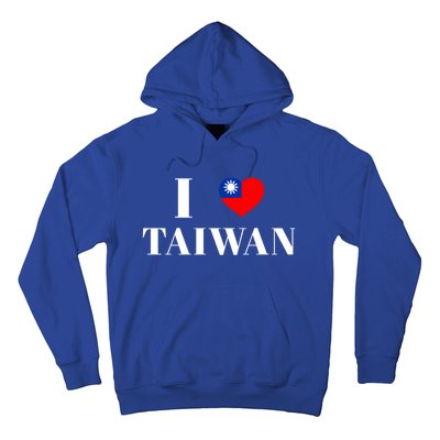 I Love Heart Taiwan Flag Taiwanese Taiwan Pride Roc Taipei Gift Hoodie