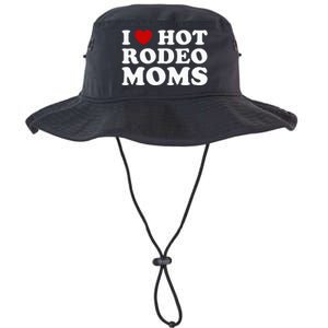 I Love Hot Rodeo Moms I Heart Cowboy Rodeo Mom Legacy Cool Fit Booney Bucket Hat