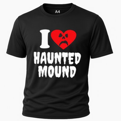 I Love Haunted Mound Performance Shirt