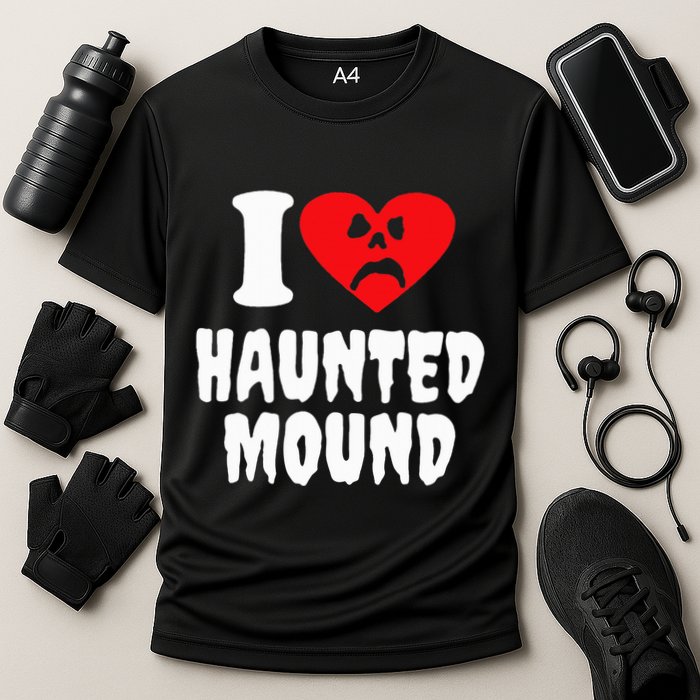 I Love Haunted Mound Cooling Performance Crew T-Shirt