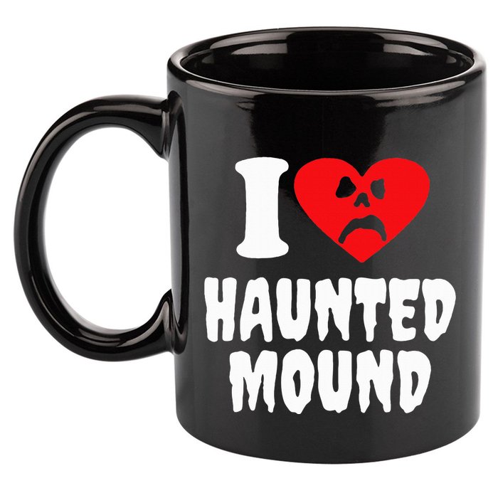 I Love Haunted Mound 11oz C Handle Ceramic Mug