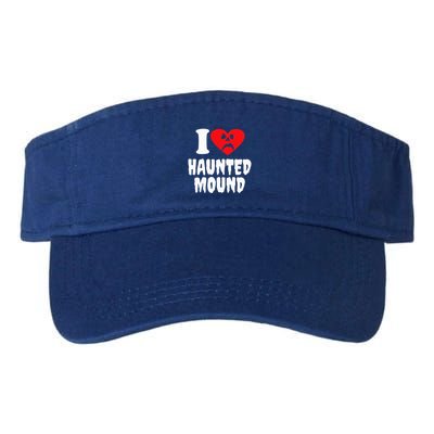 I Love Haunted Mound Visor