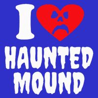 I Love Haunted Mound Visor