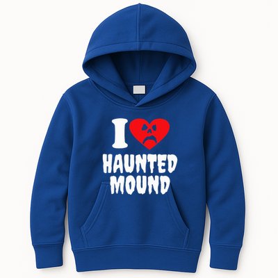 I Love Haunted Mound Kids Hoodie