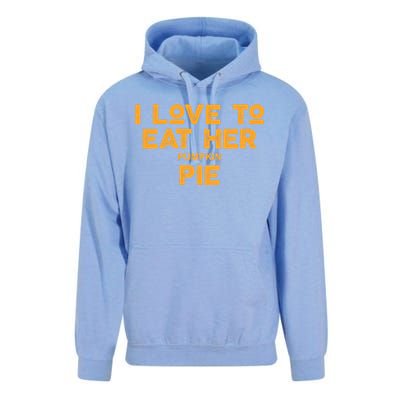 I Love Her Pumpkin Pie Unisex Surf Hoodie