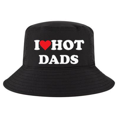 I Love Hot Dads Cool Comfort Performance Bucket Hat