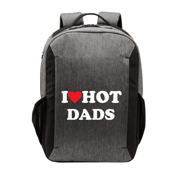 I Love Hot Dads Vector Backpack