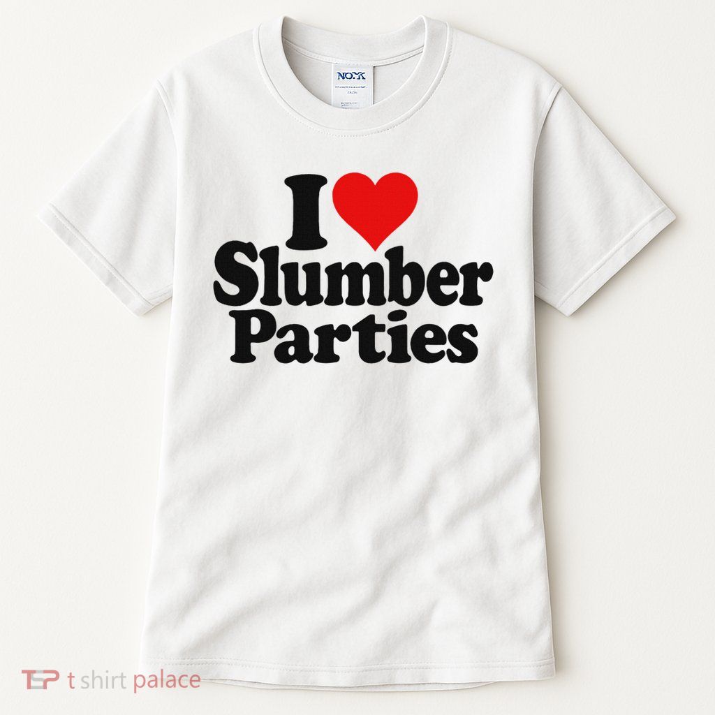 I Love Heart Slumber Parties Sleepovers Tall T-Shirt