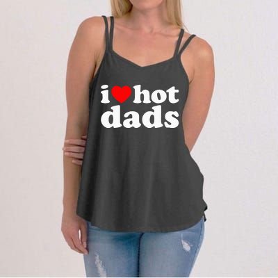 I Love Hot Dads Women's Strappy Tank