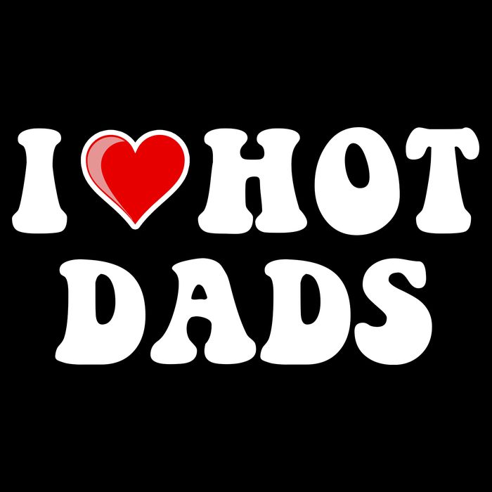 I Love Hot Dads Shirt I Heart Hot Dads Shirt Love Hot Dads Button