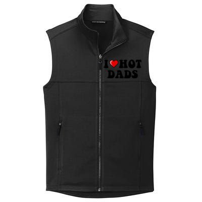 I Love Hot Dads Shirt I Heart Hot Dads Shirt Love Hot Dads Collective Smooth Fleece Vest