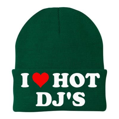 I Love Hot Djs Knit Cap Winter Beanie