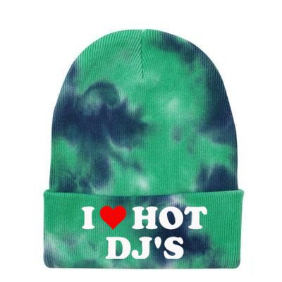 I Love Hot Djs Tie Dye 12in Knit Beanie