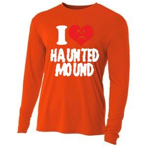 I Love Haunted Mound Cute Gift Cooling Performance Long Sleeve Crew