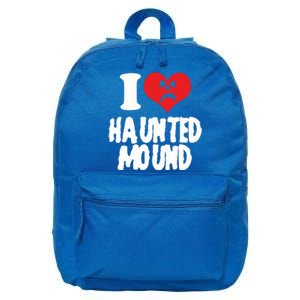 I Love Haunted Mound Cute Gift 16 in Basic Backpack