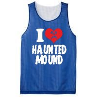 I Love Haunted Mound Cute Gift Mesh Reversible Basketball Jersey Tank