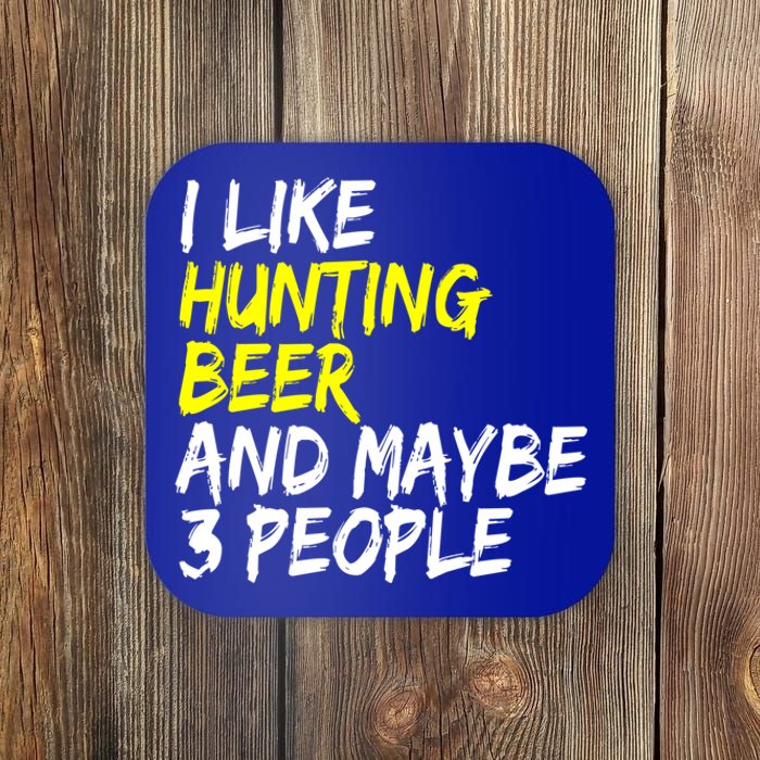 I Like Hunting And Beer Beer Ers Hunting Retirees Hunters Gift Coaster