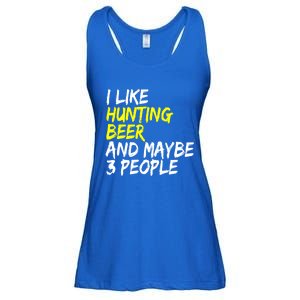 I Like Hunting And Beer Beer Ers Hunting Retirees Hunters Gift Ladies Essential Flowy Tank