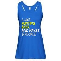 I Like Hunting And Beer Beer Ers Hunting Retirees Hunters Gift Ladies Essential Flowy Tank