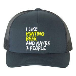 I Like Hunting And Beer Beer Ers Hunting Retirees Hunters Gift Yupoong Adult 5-Panel Trucker Hat