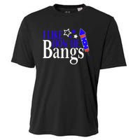 I Like How She Explodes I Like How He Bangs 4th Of July Cooling Performance Crew T-Shirt