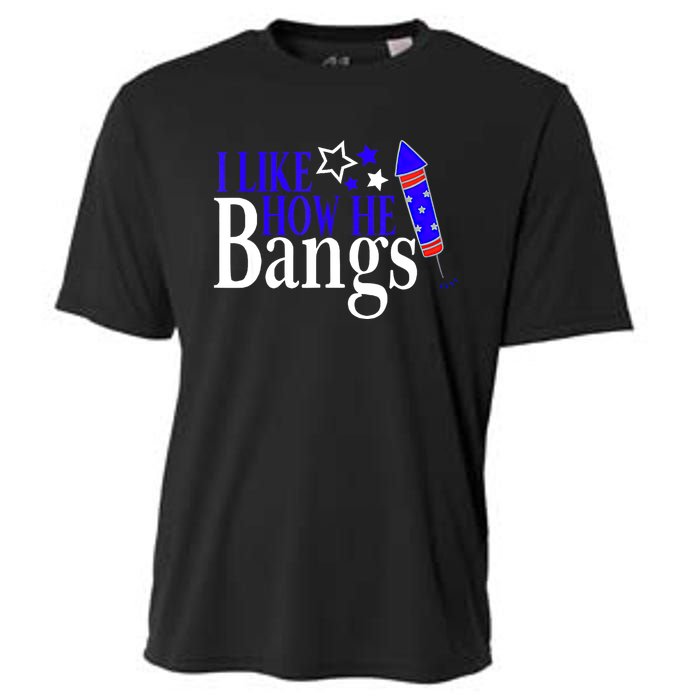 I Like How She Explodes I Like How He Bangs 4th Of July Cooling Performance Crew T-Shirt