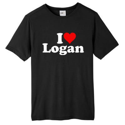 I Love Heart Logan Tall Fusion ChromaSoft Performance T-Shirt