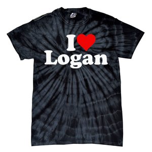 I Love Heart Logan Tie-Dye T-Shirt