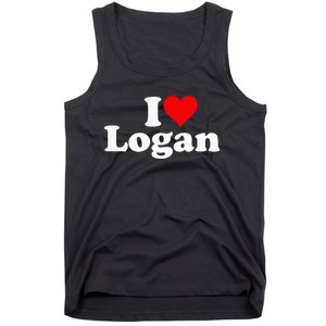 I Love Heart Logan Tank Top