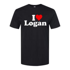 I Love Heart Logan Softstyle CVC T-Shirt