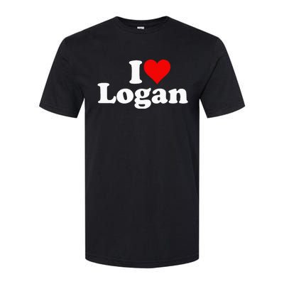 I Love Heart Logan Softstyle CVC T-Shirt