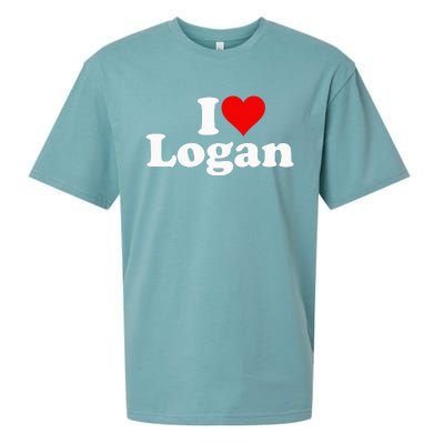 I Love Heart Logan Sueded Cloud Jersey T-Shirt