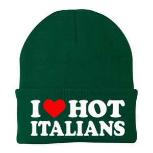 I Love Hot Italians I Heart Hot Italians Knit Cap Winter Beanie