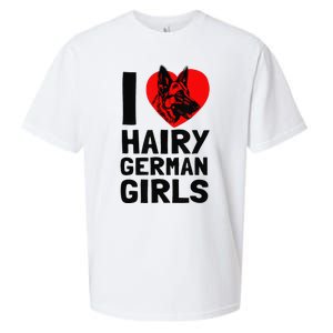 I Love Hairy German German Shepherd edition  Sueded Cloud Jersey T-Shirt