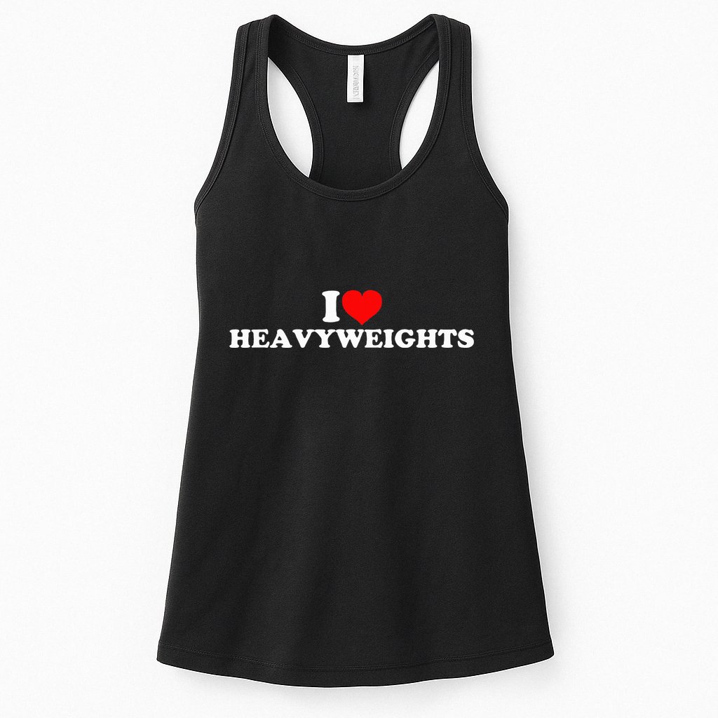 I Love Heavyweights Womens Tank Top