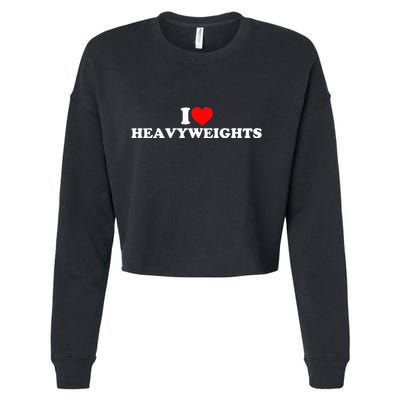I Love Heavyweights Cropped Pullover Crew