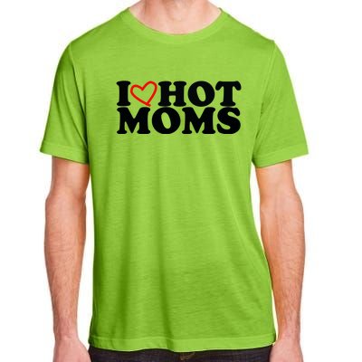 I Love Hot Moms Adult ChromaSoft Performance T-Shirt