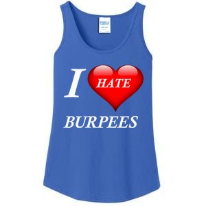 I Love Hate Burpees Gift Ladies Essential Tank