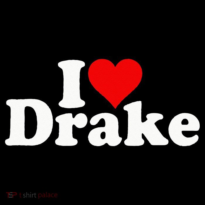 I LOVE HEART DRAKE 16 in Basic Backpack