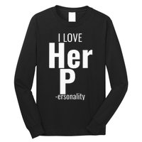 I Love His D Love Her P Funny Matching Couples Long Sleeve Shirt