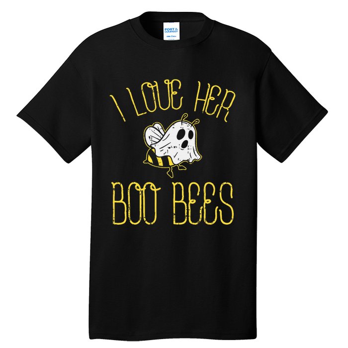 I Love Her Boo Bees Couples Halloween Adult Costume His Tall T-Shirt