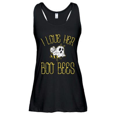 I Love Her Boo Bees Couples Halloween Adult Costume His Ladies Essential Flowy Tank