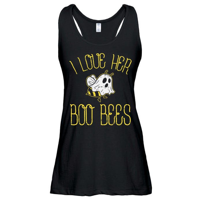 I Love Her Boo Bees Couples Halloween Adult Costume His Ladies Essential Flowy Tank