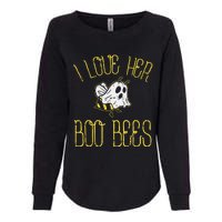 I Love Her Boo Bees Couples Halloween Adult Costume His Womens California Wash Sweatshirt