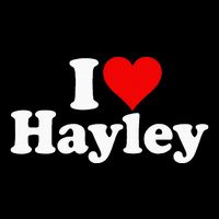 I Love Heart Hayley V-Neck T-Shirt