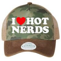 I Love Hot Nerds Funny Geek Science Gamer Smart Thinker Fan Legacy Tie Dye Trucker Hat