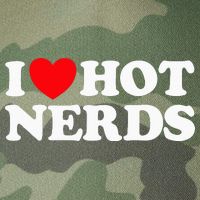 I Love Hot Nerds Funny Geek Science Gamer Smart Thinker Fan Legacy Tie Dye Trucker Hat