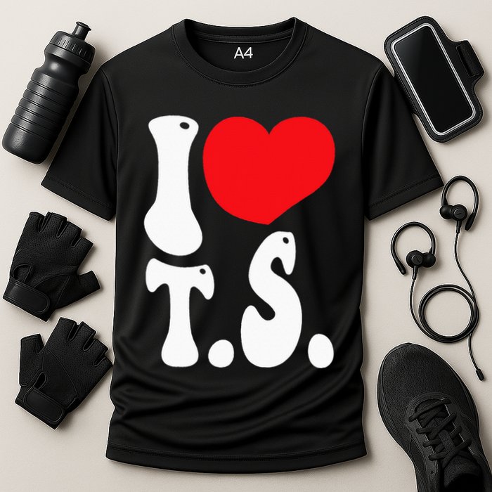 I LOVE HEART TS T S Cooling Performance Crew T-Shirt
