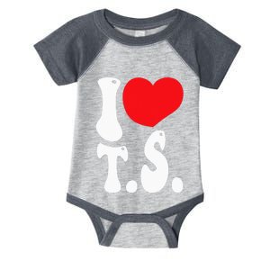 I LOVE HEART TS T S Infant Baby Jersey Bodysuit