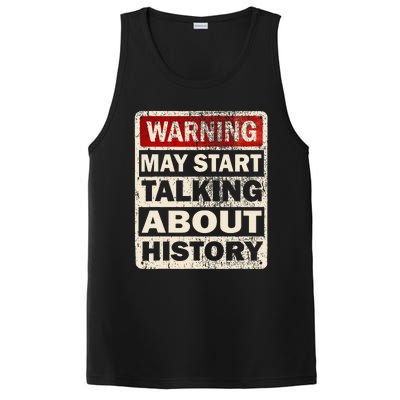 I Love History Warning May Start Talking About History Funny PosiCharge Competitor Tank